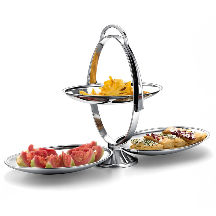 2 - Tier Foldable Dessert Stand - Luwak - Morden Minimalis Home Decor