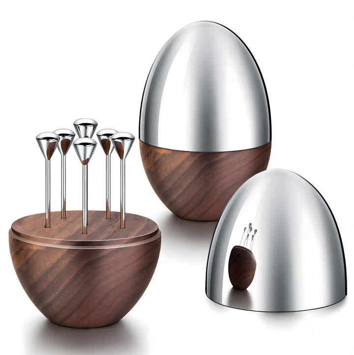 Walnut Base 6 Cocktail Picks Set - Luwak - Morden Minimalis Home Decor