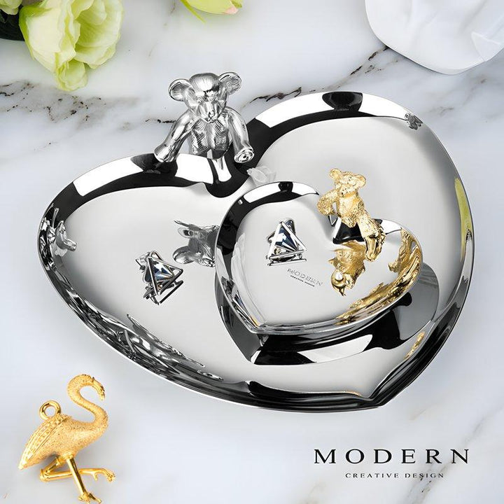 Teddy Stainless Steel Jewelry Tray - Luwak - Morden Minimalis Home Decor